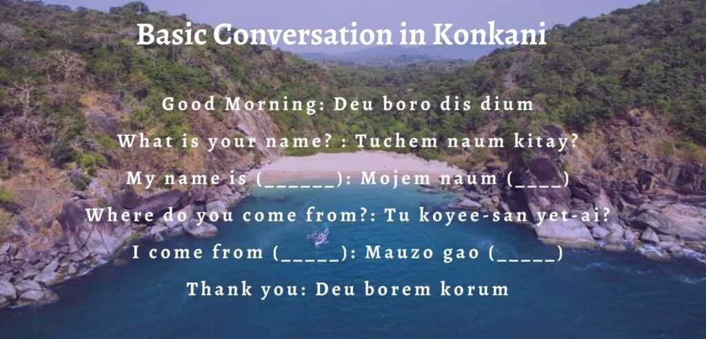 Basic Conversation in Konkani